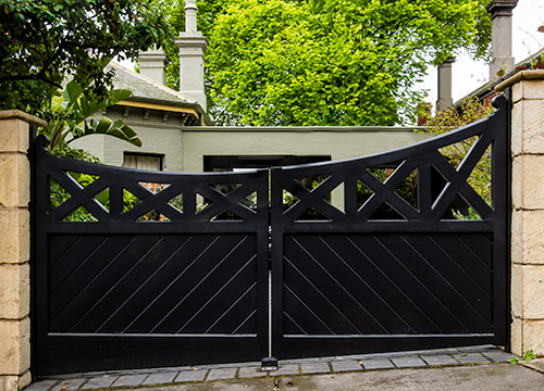 Sloping Driveway Gates